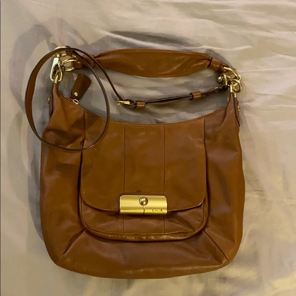 Brown Leather Coach Handbag - Picture 5 of 5